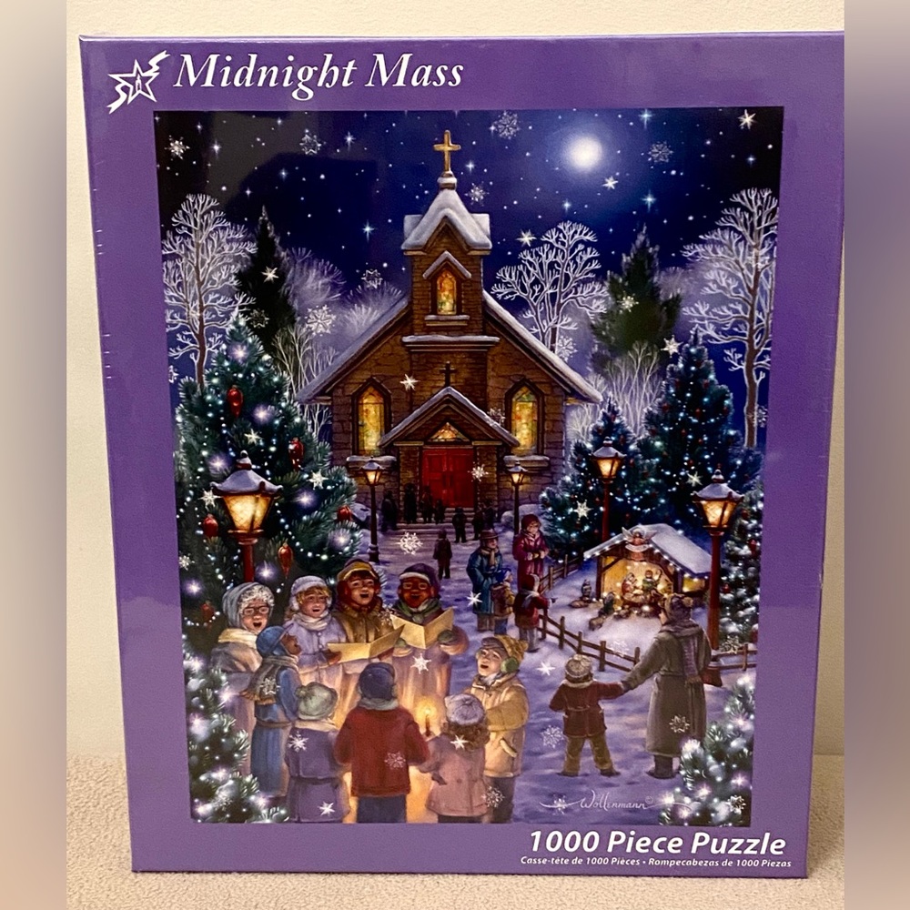Midnight Mass by Randy Wollenmann 1000 Piece Jigsaw Puzzle Brand New